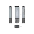 Miniatyrbild 2 av 6: AISENS ASCR-2A09-GR USB 3.2 Gen 1 (3.1 Gen 1) kortläsare Typ-A Grå