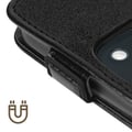 Miniatyrbild 2 av 5: iPhone 15 Fodral Vertical Flip med korthållare Svart