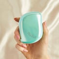 Miniatyrbild 2 av 4: Kompakt borste - TANGLE TEEZER - Compact Styler - Teal Matte Chrome - Ergonomisk - Patenterade tänder