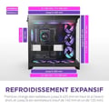 Miniatyrbild 2 av 6: Melltalt chassi - NZXT - CM-H92FB-R1 - H9 Flow RGB - Dubbelkammare - Inkluderade RGB-fläktar - Svart