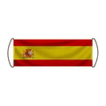 Miniatyrbild 1 av 3: Rullbanner – Spaniens flagga – 17 x 50 cm – Polyester – Handflagga – Pixelforma