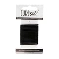 Miniatyrbild 2 av 2: Eurostil Kartonglåda Svarta Gummiband Mini Pack 1st