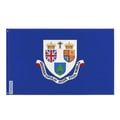 Miniatyrbild 1 av 3: Flagga Fredericton – 90 x 150 cm – Slitstark Polyester – 2 Metallöglor – Inomhus / Utomhus – Pixelforma