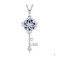 Miniatyrbild 1 av 2: Graviditet Bola Cage Key Love Night Blue Ball Halsband