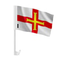 Miniatyrbild 1 av 2: Guernseybilflagga – 14 x 21 cm – Polyester – Fäste på Fönster – 20 stycken – Pixelforma
