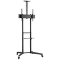 Miniatyrbild 3 av 4: Neomounts FL50-550BL1 Stativ för TV, lutbar, höjdjusterbar 94,0 cm (37) - 177,8 cm (70), lutbar.