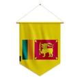Miniatyrbild 1 av 3: Fanion – Flagga från Sri Lanka – 30 x 45 cm – Polyester – Att Hänga – Pixelforma