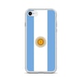 Miniatyrbild 1 av 2: Telefonfodral - PIXELFORMA - iPhone 7 - Argentinas flagga - Transparent plast - TPU