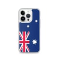 Miniatyrbild 1 av 2: Telefonfodral – Australiens flagga – Kompatibel med iPhone 14 Pro – Mjuk fodral – Slitstark och stötbeständig - Silikon - Pixelforma