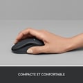 Miniatyrbild 3 av 6: Mus - Trådlös - Logitech - M220 Silent - Svart - Tyst
