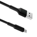 Miniatyrbild 4 av 5: Bilar Laddare - BOROFONE - 2 USB-portar - Lightning Kabel - Hållbar Polykarbonat - Svart