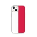 Miniatyrbild 1 av 2: Telefonfodral – Polens flagga – Kompatibel med iPhone 13 – Mjukt fodral – Slitstarkt och stötdämpande – Silikon – Pixelforma