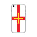 Miniatyrbild 1 av 2: Telefonfodral – Guernsey-flagg – Kompatibel med iPhone 6 – Mjuk fodral – Slitstark och Stötsäker - Silikon - Pixelforma