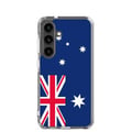 Miniatyrbild 1 av 2: Mobilskal – Australiens flagga – Kompatibel med Samsung Galaxy S24 Plus – Mjukt fodral – Stöttålig och slagresistent – Pixelforma