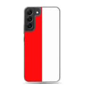 Miniatyrbild 1 av 2: Telefonfodral – Indonesiens flagga – Kompatibel med Samsung Galaxy S22 Ultra – Mjukt fodral – Stötsäkert och slitstarkt – Pixelforma