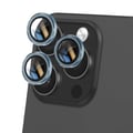 Miniatyrbild 1 av 6: Härdat Glas Kamera för iPhone 16 Pro Max Hårdhet 9H Represistent Blå