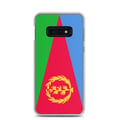 Miniatyrbild 1 av 2: Telefonfodral – Eritreanskt flagga – Kompatibel med Samsung Galaxy S10e – Mjuk fodral – Slitstark och stöttålig – Pixelforma