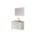 Miniatyrbild 4 av 6: Vitt badrumsset 100 cm