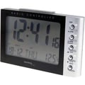 Miniatyrbild 3 av 3: Radiostyrd väckarklocka Techno Line WT 188 silver, svart