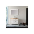 Miniatyrbild 5 av 6: Vitt badrumsset 100 cm