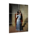 Miniatyrbild 4 av 4: Legendarte - Multi Panel Painting The Kiss - Francesco Hayez cm. 100x150 (6 paneler)