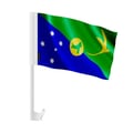 Miniatyrbild 1 av 2: Flagga Bil Christmas Island – 14 x 21 cm – Polyester Tyg – Fäste på Fönster – 20 stycken – Pixelforma