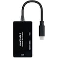 Miniatyrbild 2 av 2: Nanokabel 10.16.4301-ALL - USB-C till HDMI/DVI/VGA-omvandlare, 20 cm, svart