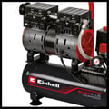 Miniatyrbild 4 av 6: Einhell Tyst Kompressor TE-AC 6 Silent (550 W, Max. 8 bar, Tank 6L, 110 L/m, 57dB, olje- och underhållsfri motor)