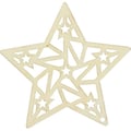 Miniatyrbild 1 av 2: Julupphäng - MEGACREA DIY - Origami-anda - Naturligt trä - Beige - 15 x 14,2 cm