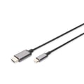 Miniatyrbillede 4 af 4: Video Kabel og Adapter - DIGITUS - DA-70821 - USB-C til HDMI - 1,8 m - 4K 30 Hz