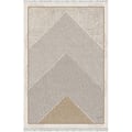 Miniatyrbild 4 av 4: Matta - MELIS HOME - Modern - Vinklar - Beige taupe - 120x160 cm