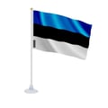 Miniatyrbild 1 av 3: Mini Estlandflagga – Sugkopp – 14 x 21 cm – För Släta Ytor – Polyester – 1 styck – Pixelforma