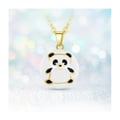 Miniatyrbild 2 av 2: Guld Panda Gravid Bola Halsband
