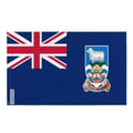 Miniatyrbild 1 av 3: Falklandsöarnas flagga – 64 x 96 cm – Hållbar Polyester – 2 Metallöglor – Inomhus / Utomhus – Pixelforma