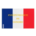Miniatyrbild 1 av 3: Flagga för Sonore-republiken – 60 x 90 cm – Polyester – Järnöglor – Hållbar
