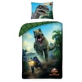 Miniatyrbild 1 av 2: Sängset - DISNEY - Jurassic World - Dinosaurier - 140x200 cm - 100% bomull - Barn