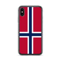 Miniatyrbild 1 av 2: iPhone-fodral - Svalbard och Jan Mayen - XS Max - Officiell flagga - Mjuk - Flerfärgad