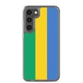 Miniatyrbild 1 av 2: Mobilskal – Gabons flagga – Kompatibel med Samsung Galaxy S23 Ultra – Mjukt fodral – Slagtålig och stöttålig – Pixelforma