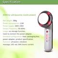 Miniatyrbild 4 av 4: - Viktminskning Kroppsbantning Massager Kavitation Lipo Anti-celluliter fettförbrännare Infraröd galvanisk ultraljudsterapi