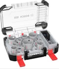 Miniatyrbild 1 av 5: Multimaterial skärblad - Bosch - Pro Power Change Plus - 14 delar - Ø 20 till 76 mm - Transparent förpackning