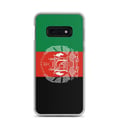 Miniatyrbild 1 av 2: Mobilskal – Flagga från Afghanistan – Kompatibel med Samsung Galaxy S10e – Mjuk fodral – Slitstark och Stötresistent – Pixelforma