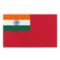 Miniatyrbild 1 av 3: Indiens flagga på brittisk Red Ensign – 120 x 180 cm – Polyester – Järnöglor – Motståndskraftig