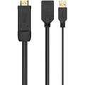 Miniatyrbild 1 av 2: Adapterkabel - AISENS - A122-0642 - DisplayPort till HDMI - 10 meter - Hane-hane