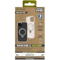 Miniatyrbild 1 av 2: Fodral - MUVIT - iPhone 15 - Transparent - Flexibelt - Inbyggt stöd