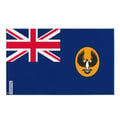 Miniatyrbild 1 av 3: SydAustraliens flagga – 60 x 90 cm – Polyester – Metallöglor – Motståndskraftig