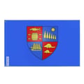 Miniatyrbild 1 av 3: Saint-Jean-flagga – 128 x 192 cm – Motståndskraftig polyester – 2 metallöglor – Inomhus / Utomhus – Pixelforma