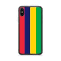 Miniatyrbild 1 av 2: Telefonfodral – Flagga Mauritius – Kompatibel med iPhone XS – Mjuk Fodral – Slitstark och Stötdämpande - Silikon - Pixelforma