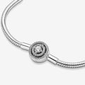 Miniatyrbillede 4 af 4: Armbånd - Pandora - Slangeslynge Halo - Sølv 925 - Zirkonia - Farveløs