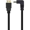 Miniatyrbild 1 av 2: HDMI 2.0-kabel - AISENS - 2m - Svart - Vinklad kontakt - Hög överföringskvalitet