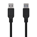 Miniatyrbild 1 av 2: USB 3.0-kabel - AISENS - A105-0446 - Typ A/M-A/M - 1 m - Svart